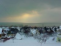 Balaton, Tihany, télen